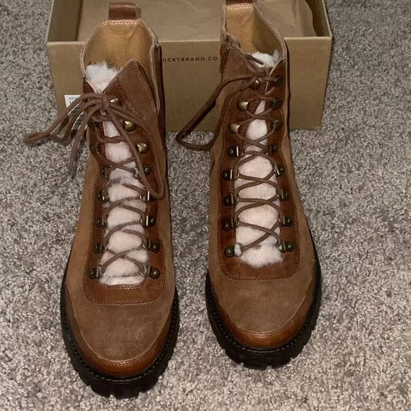 Lucky Brand Shearling Boots - Picture 2 of 6